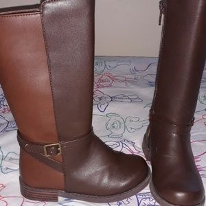 Toddler girl's knee boots